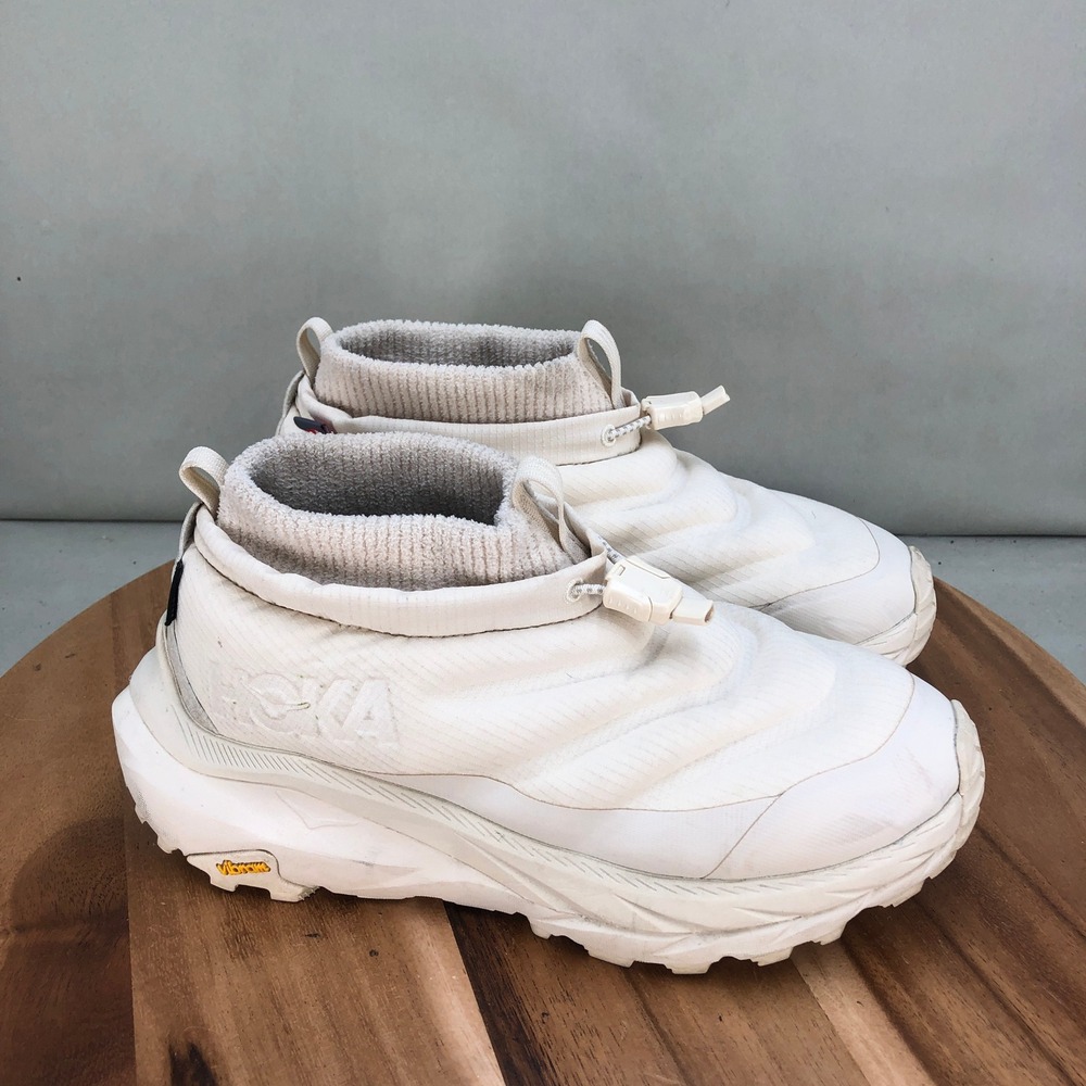 Hoka One One Womens Kaha 2 Frost Moc GTX White Waterproof Slip On Womens Size 7B